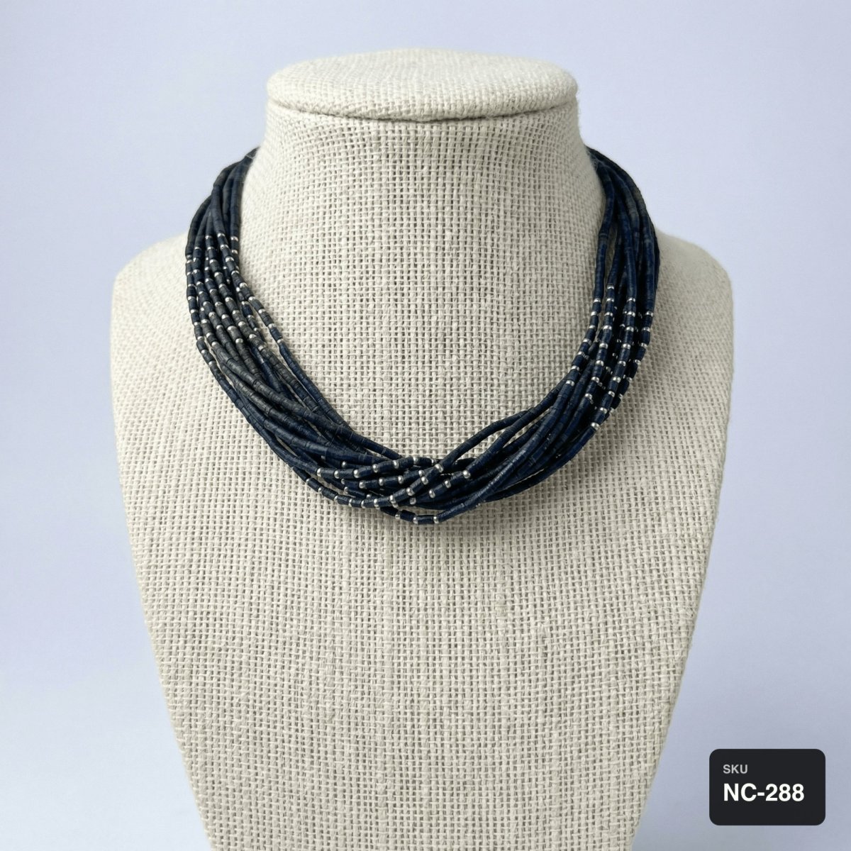 Gray African Jade Necklace