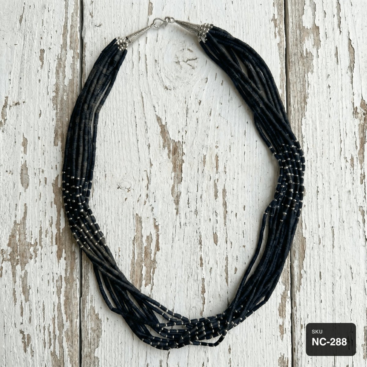 Gray African Jade Necklace - Thumbnail 2