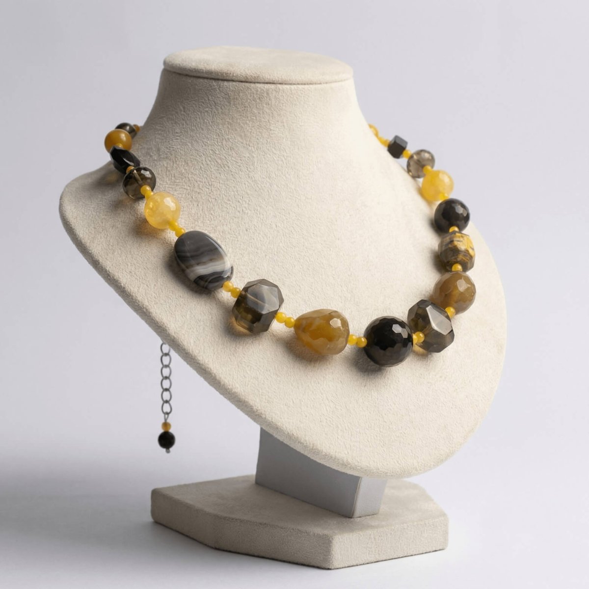 Multicolored Natural Stone Necklace - Thumbnail 2
