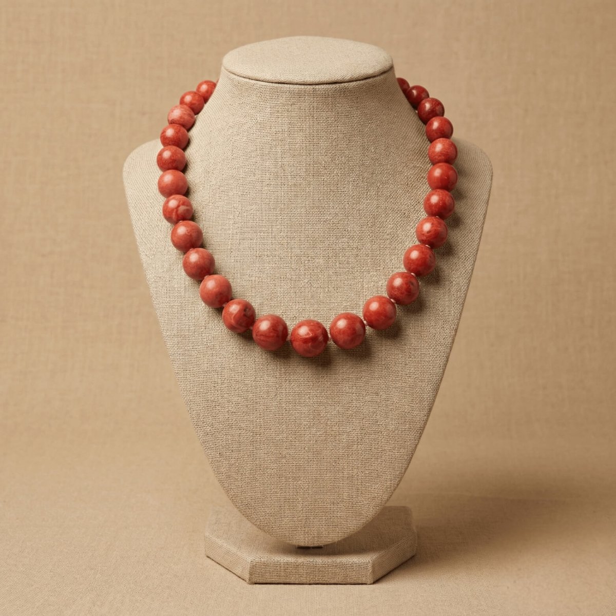 Salmon Coral Necklace - Thumbnail 3