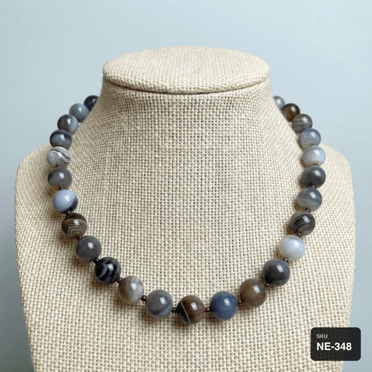 Agate and Garnet Necklace - Thumbnail 2