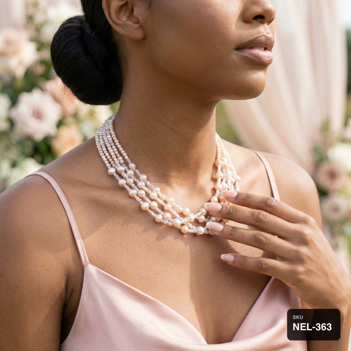 Pink Freshwater Pearl Necklace
